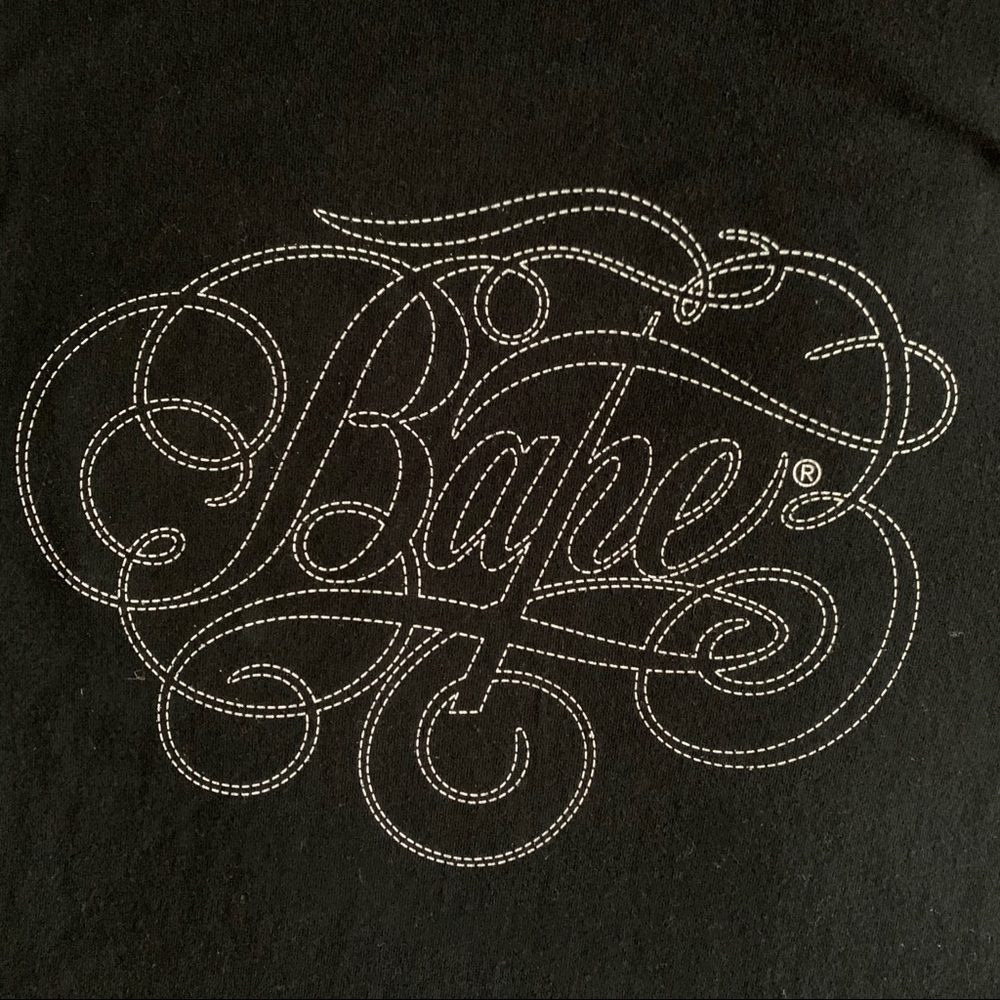 Bape Script Logo Tee In Black - image 5